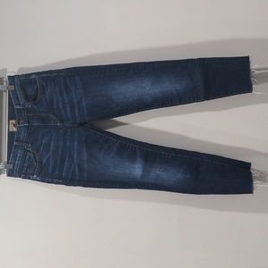 Driftwood Women's Marilyn High Rise Skinny Ankle Jean Size 26 Raw Hem